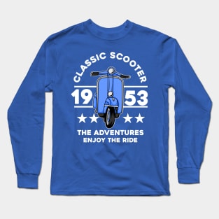 CLASSIC SCOOTER ADVENTURES Long Sleeve T-Shirt